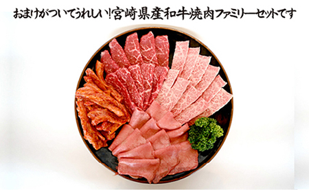 【おまけ付き】宮崎県産和牛焼肉ファミリーセット 焼肉 和牛 焼肉セット 国産焼肉セット 牛肉 牛肉セット和牛セット
