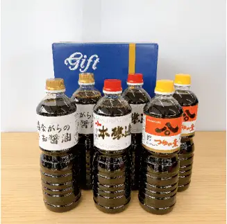 013-65　ハチマル醤油　昔ながらのお醤油1リットル×2　本醸造醤油1リットル×2　つゆの素1リットル×2   国産 静岡県 牧之原市 牧之原うまいもん食楽部