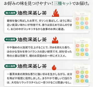 054-20　日本茶入門アソートセット摘み取り日くらべ＆焙煎くらべ