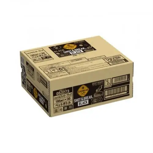 ジョージア ショット＆ブレイク ブラック　195mlPET×30本_飲料・ドリンク 飲料 コーヒー・コーヒー豆 _【1411102】