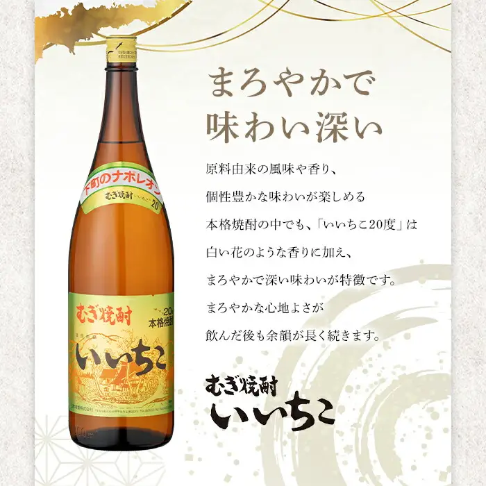 いいちこ ビン 20度/25度(合計3.6L・1.8L×2本)酒 お酒 むぎ焼酎 1800ml 麦焼酎 いいちこ 常温 三和酒類 飲み比べ ギフト 贈り物【104302700】【山添産業】