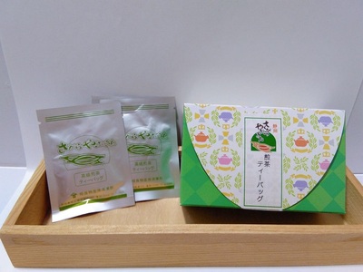073-11　【静岡県産緑茶】2種類の煎茶ティーバッグ60個　7ｇ×10ケ入2袋、2.2ｇ×10ケ入4袋