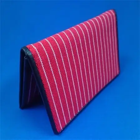 柳井縞名刺入れ 金魚ちょうちん レッド_雑貨・日用品  文房具・印鑑 _【1098746】