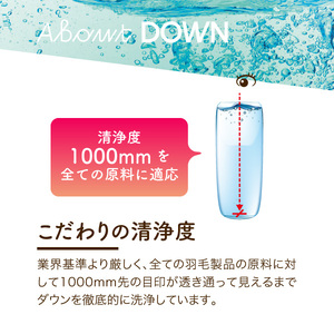  【ロマンス小杉】ウィリアム・モリスのいちご泥棒柄を採用したふんわり羽毛肌掛けふとん(シングル)ブルー 羽毛布団 寝具 掛けふとん 布団