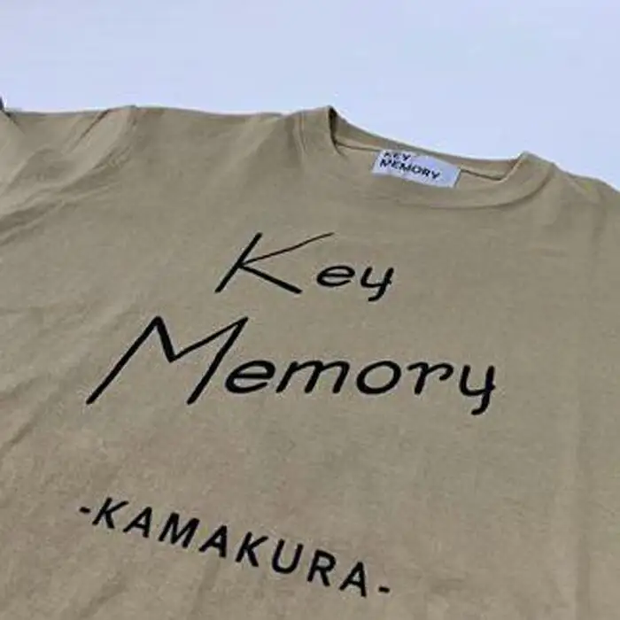 【1サイズ】KEYMEMORY かまくらロゴＴシャツ　BEIGE