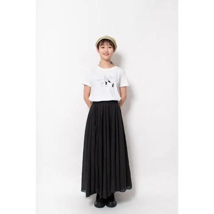 《0》レディースM　ミュージックTシャツ　WHITE