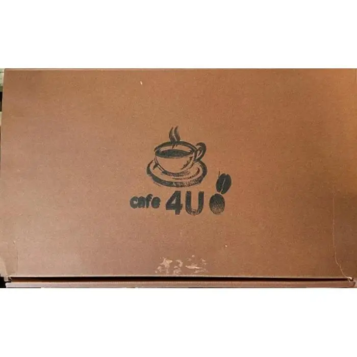 自家焙煎炭焼珈琲豆　ブレンドコーヒー豆400gと保存缶（粉）