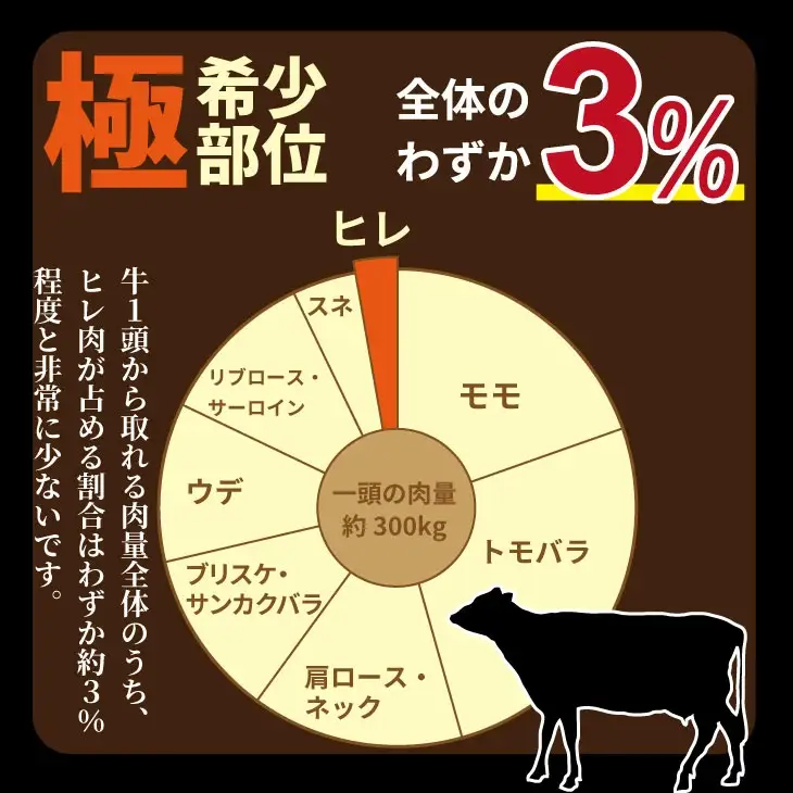 佐賀牛 ヒレステーキ 480g ヒレ フィレ 牛肉 D500-002