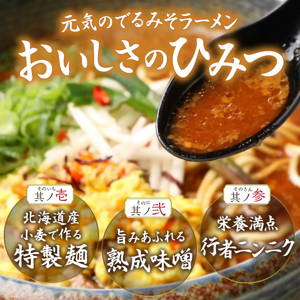【4ヶ月定期便】ラーメン札幌一粒庵：元気のでるみそラーメン（ピリ辛味）生麺4食×4回 | ラーメン 味噌ラーメン 札幌ラーメン ご当地ラーメン 定期便 北海道 札幌市