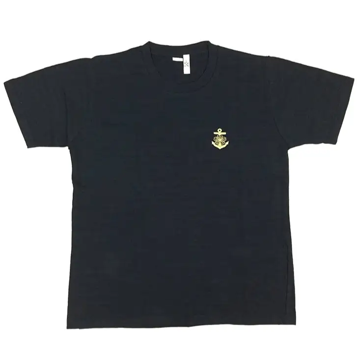Tシャツ【呉鎮守府】 ネイビー Lサイズ 紺 tシャツ navyオリジナル シャツ 半袖 綿100% 海軍 くれちん 大人 日本製 広島県 呉市 ku091-050-l-r