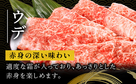 宮崎牛赤身・霜降りスライス計700g ウデスライス400g 肩ローススライス300g 牛肉 赤身 霜降り