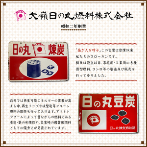 日の丸タドン 木柄火起し付き