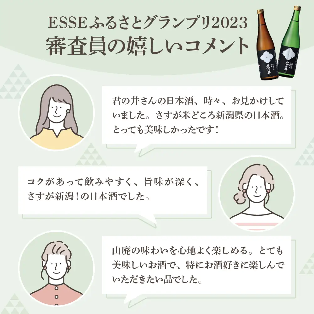 君の井 山廃 2種 セット 720ml×各1本 純米吟醸酒 純米酒 飲み比べ