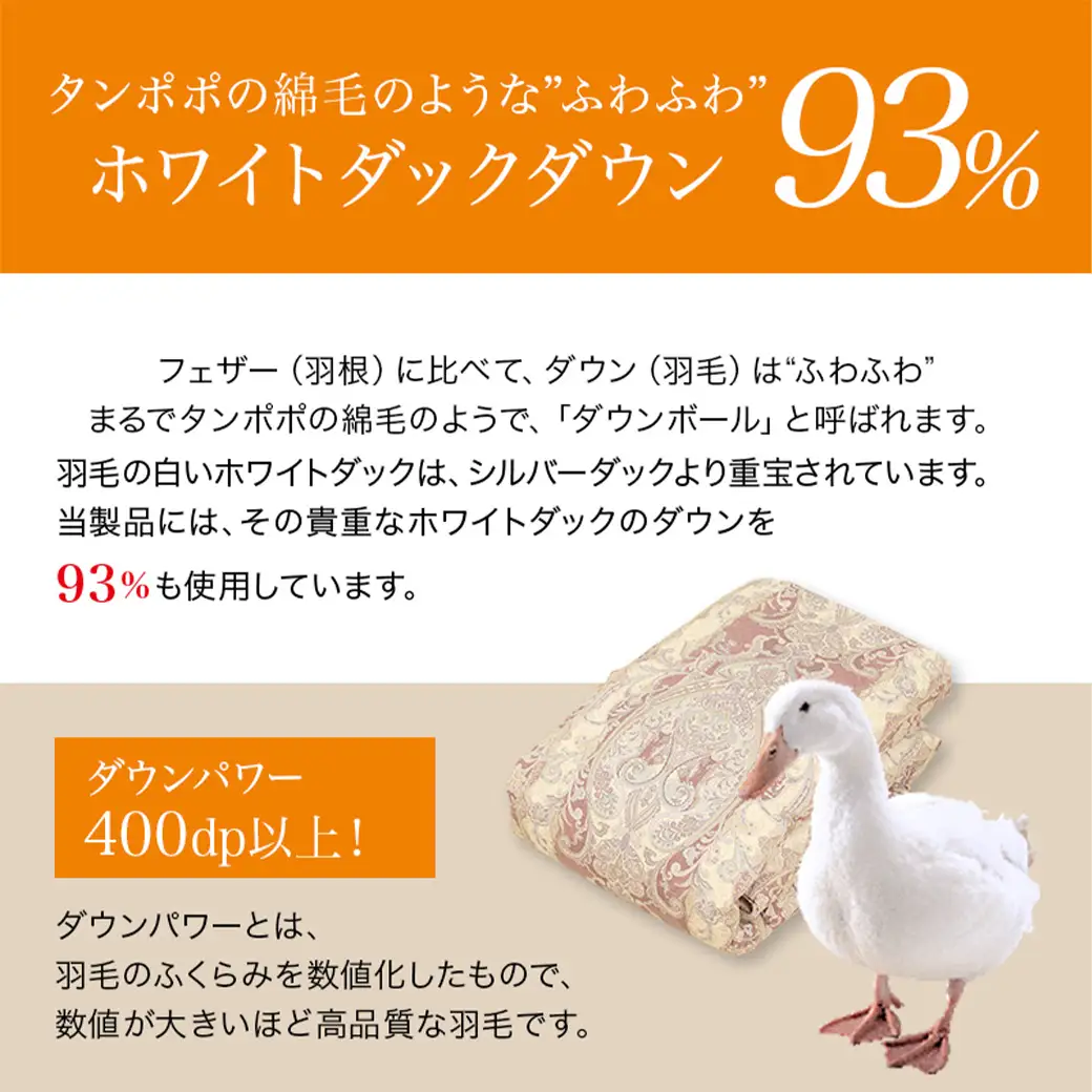 【グレー】片寄らない羽毛肌掛ふとん ホワイトダック93% ロイヤルゴールドラベル【SL】〔AG-J202-gr〕_(都城市)  羽毛肌掛ふとん グレー シングルロング  150×210cm ホワイトダックダウン ロイヤルゴールドラベル 日本製