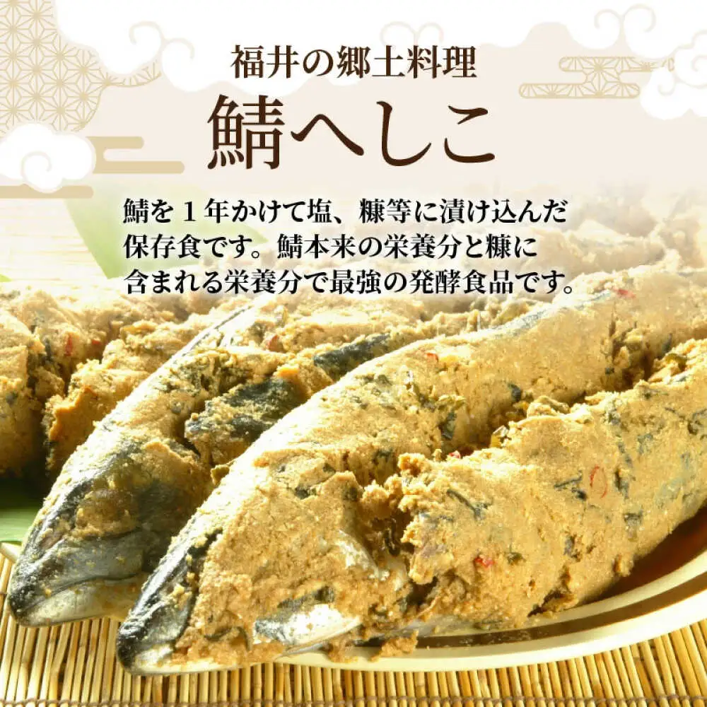 【自家製】 鯖へしこ 1尾 小浜市 / 朽木屋 [BFCM001]