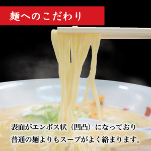 【博多長浜ラーメン】 豚骨ラーメン 10食セット [a9183]