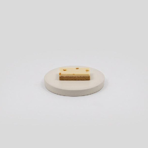 佳窯 切立丸盤セット（白）Φ21cm、Φ15.5cm