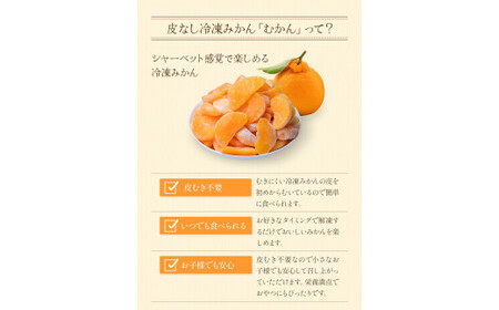 A202 ひとくち不知火 1kg×2袋 合計2kg みかん むかん 九州産 不知火 無添加 冷凍 福岡県 みやま市