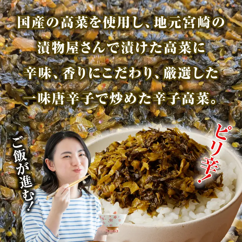 濃厚とんこつ風来軒 辛子高菜（常温）250g×1袋 辛子高菜 高菜 漬物