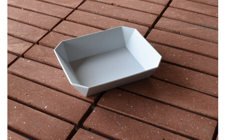 1616/ TY Square Bowl 184 Grey 2個セット【1616/arita japan】有田焼 食器 器 鉢 中鉢 スクエア ボウル グレー シンプル eb028