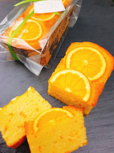 奈良県産小麦粉100%使用 しっとりパウンドケーキ 2本セット【栗の渋皮煮とオレンジ】 [3374]