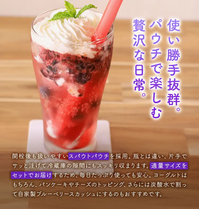 ブルーベリー ソース 170g 6本 田野農園《30日以内に出荷予定(土日祝除く)》鹿児島県 さつま町