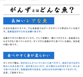 浦幌町産がんず一夜干し250g×4パック  がんず 一夜干し がんじ《60日以内に出荷予定(土日祝除く)》北海道 浦幌町 山本商店 海鮮