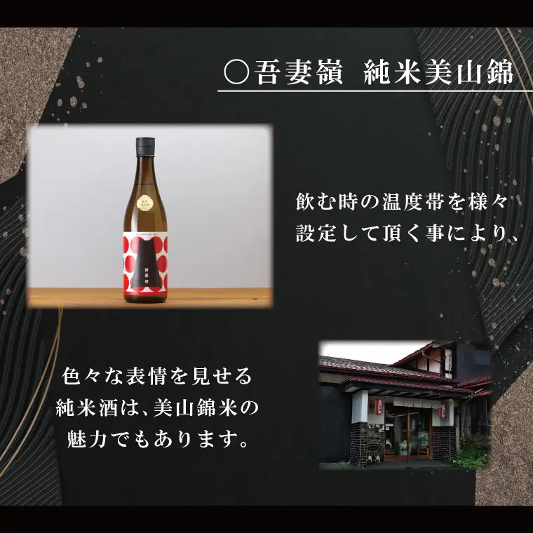 【日本酒】純米酒酒蔵4社セット 日本酒(AZ011-2)
