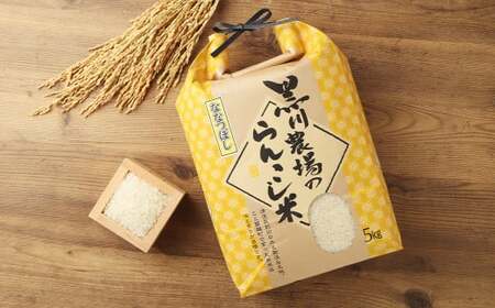 ＜令和6年産＞ らんこし米 (ななつぼし) 5kg (黒川農場)【2024年10月下旬発送開始】
