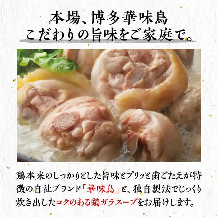 水炊き 【全3回定期便】 3‐4人前 [ABCN009] 水炊き