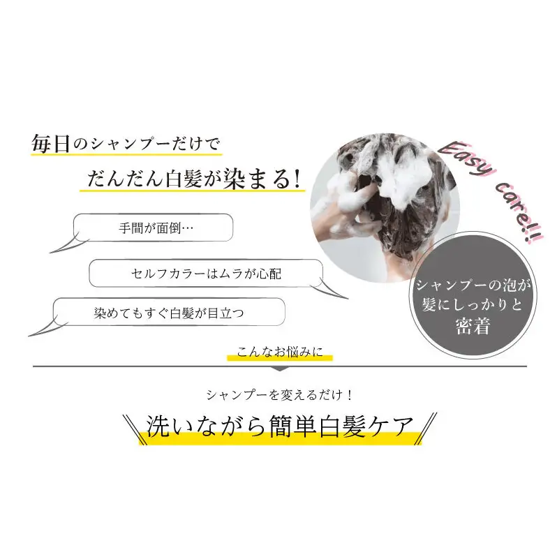 利尻昆布 ヘアカラー シャンプー ブラック 2本セット