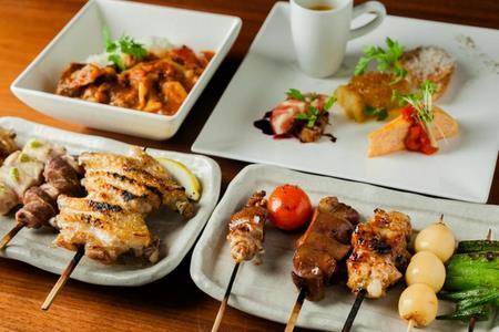 【白金台】焼鳥火團 特産品ディナーコース 3名様（1年間有効） お店でふるなび美食体験 FN-Gourmet948518 F20C-740