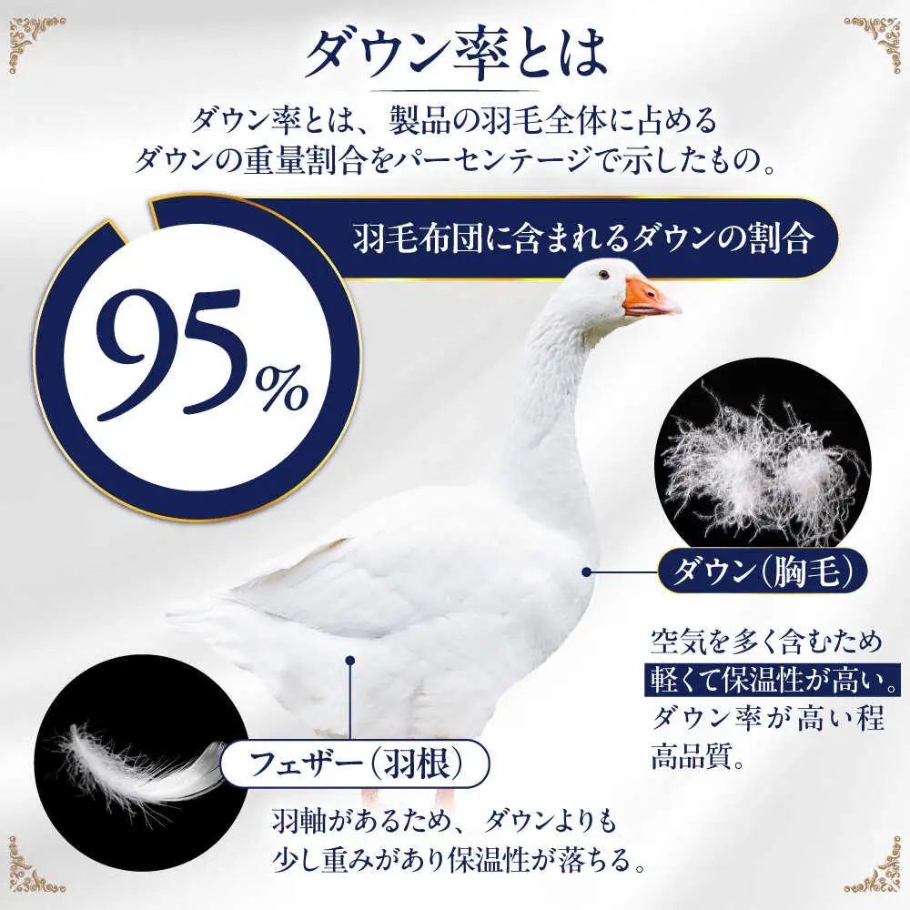 【お中元対象】【最高級プレミアムダウン使用】【 糸島 羽毛 ふとん 】年中用 羽毛 布団 合掛け ホワイトマザーグース ダウン95％【シングル】糸島市 / 株式会社三樹  [AYM012] 合掛け 羽毛布団
