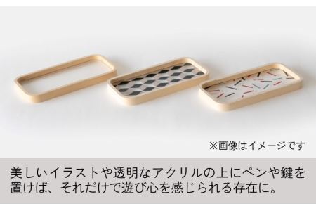 MOHEIM PEN TRAY (clear) [A-053009]
