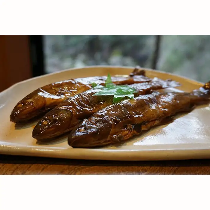 イワナ山椒煮（ 10～12尾入）　B-D11　有限会社池田養魚場 東近江