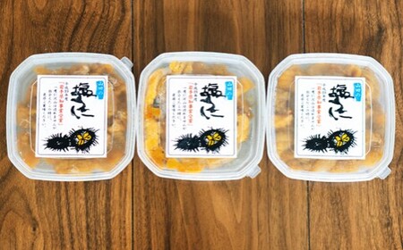 岩手県知事賞受賞 塩ウニ 80g×3パック 丸一 うに ウニ 雲丹 塩ウニ 岩手県 三陸山田 山田町 三陸 無添加 旨味凝縮 濃厚 うに丼 ウニパスタ YD-458
