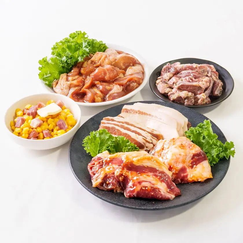 焼くだけ簡単!味付け肉セットB《合計1.62kg》_肉 焼肉 牛肉 やきにく ヤキニク バーベキュー  惣菜・加工品     肉 焼肉 豚肉 やきにく ヤキニク バーベキュー  肉  鶏肉 _【配送不可地域：離島】【1429153】