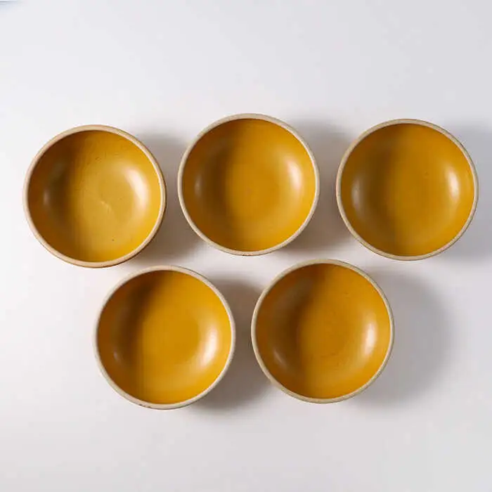 【波佐見焼】CoCon（ここん）ボウルS パンプキンカラー５個セット 食器 皿【福田陶器店】[PA304] 波佐見焼