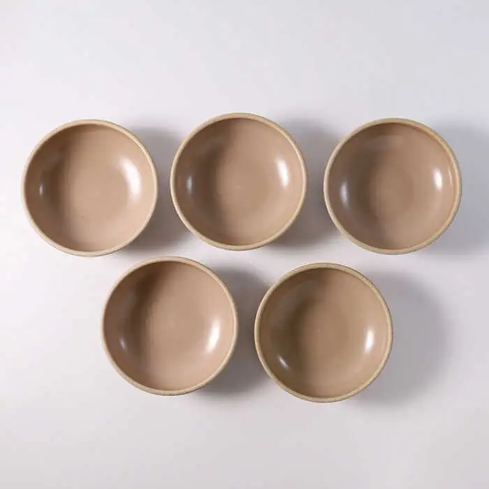 【波佐見焼】CoCon（ここん）ボウルS シナモンカラー５個セット 食器 皿【福田陶器店】[PA306] 波佐見焼