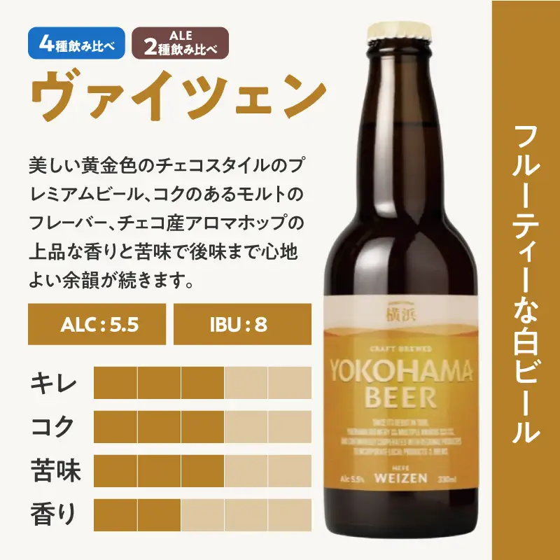 横浜ビール　ALE（2種12本セット） AFH0002