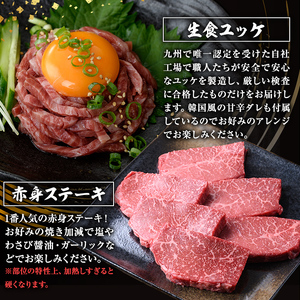 ＜定期便・全4回＞ お試し 黒毛和牛 定期便 国産 鹿児島県産  【LRプラスK】T9-v01