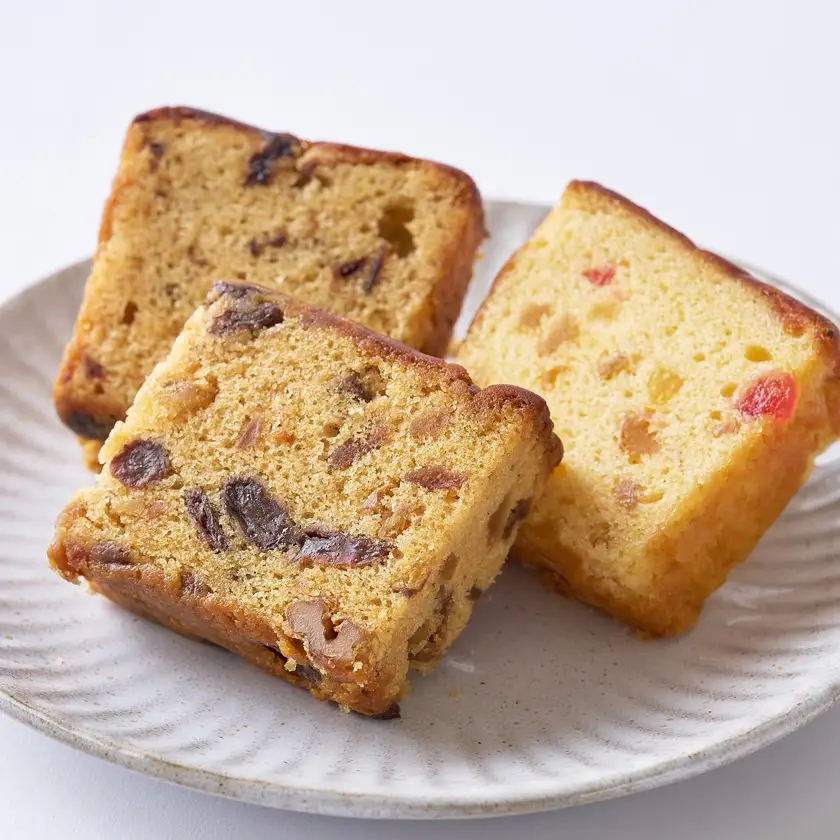 パウンドケーキ(プルーン・柚子)＆フルーツケーキ3種類の詰合せ_菓子・スイーツ 焼き菓子  _【配送不可地域：離島】【1202323】