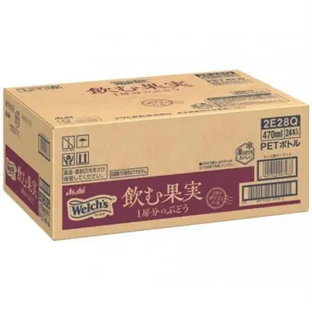 『Welch's』飲む果実　1房分のぶどうPET470ml　24本_飲料・ドリンク  果汁飲料 _【1335974】