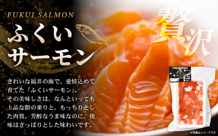 海鮮丼用 福井サーモンのたたき（150g×2パック） [A-5862]