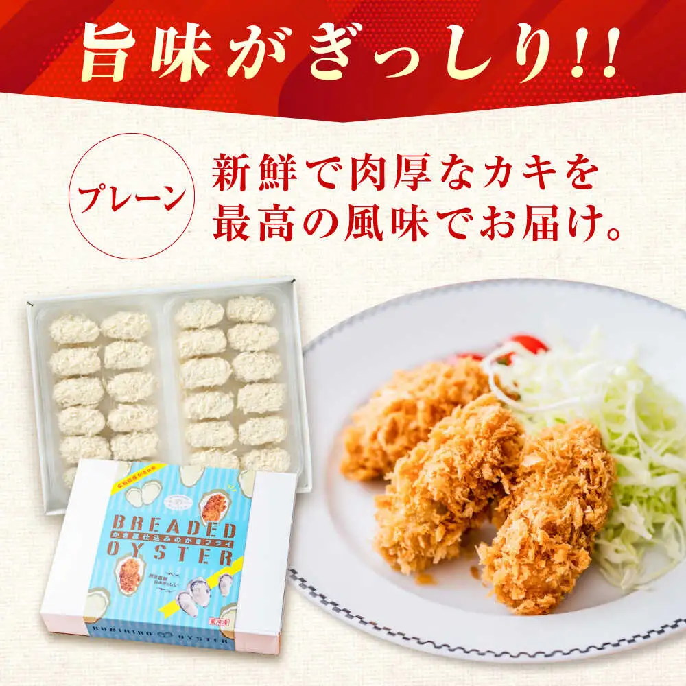 【スピード発送】冷凍 カキフライ プレーン24粒 [BACG003]カキフライ