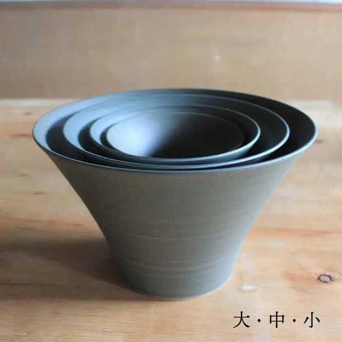 【波佐見焼】monotone ペア いれこ碗 どんぶり 小鉢 ボウル【浜陶】[XA66] 波佐見焼