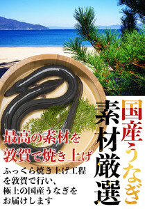[001-b002] 国産うなぎ蒲焼き4尾セット