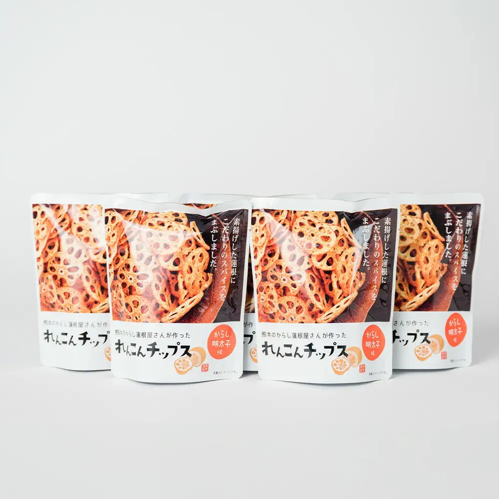 蓮根チップス（明太子味）20g×5袋 れんこん