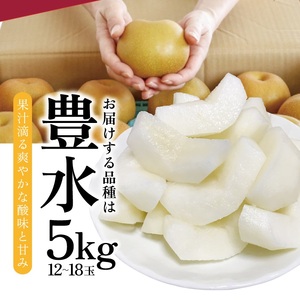 SB0932　刈屋梨　豊水　約5kg(12～18玉入)