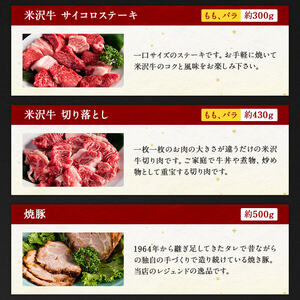 米沢牛選べるギフト券５枚（丸川精肉店）_B022